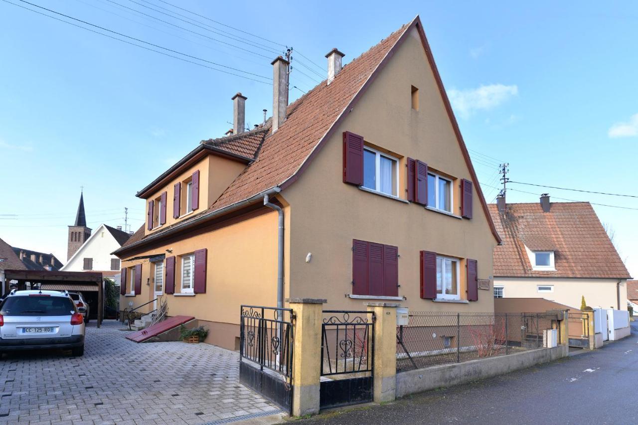 Willa Entre Ried Et Rhin Marckolsheim Zewnętrze zdjęcie